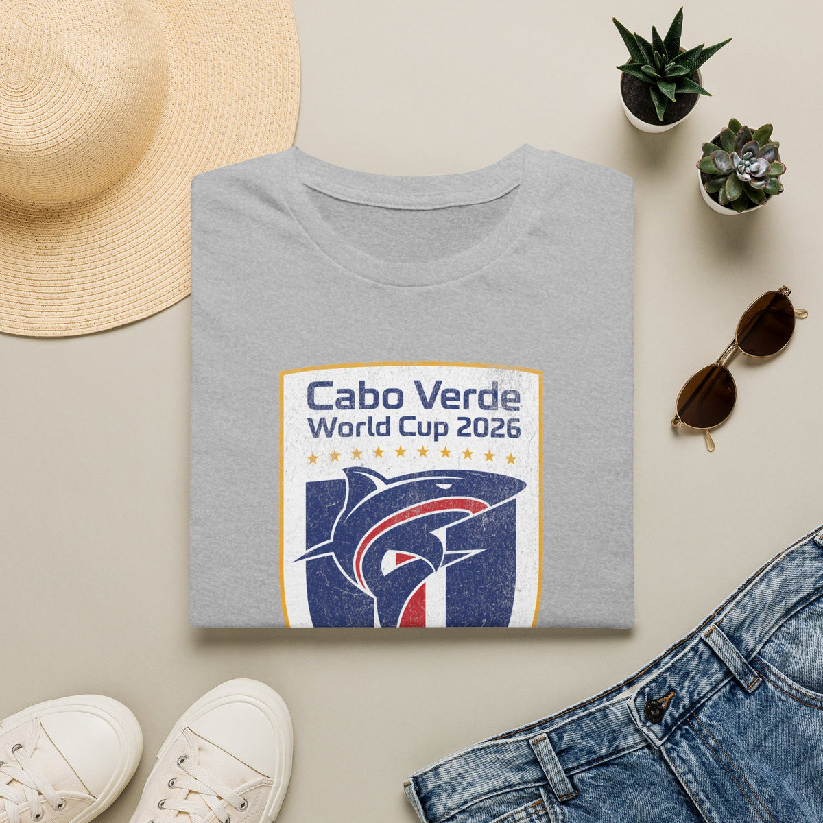 Cabo Verde Crest World Cup 2026 Shirt