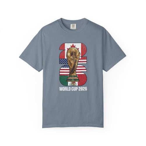 Comfort Colors® 2026 World Cup Shirt, USA Canada Mexico Football T-Shirt, Soccer Tournament Gift Tee, World Cup Game Day Shirt