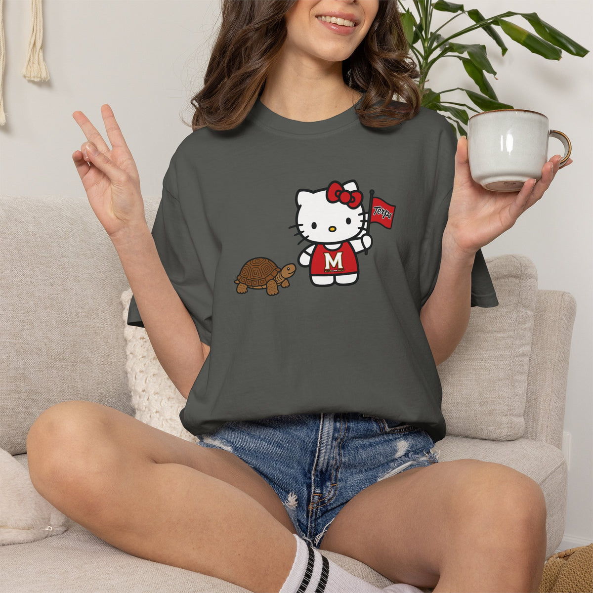 University of Maryland Hello Kitty Shirt