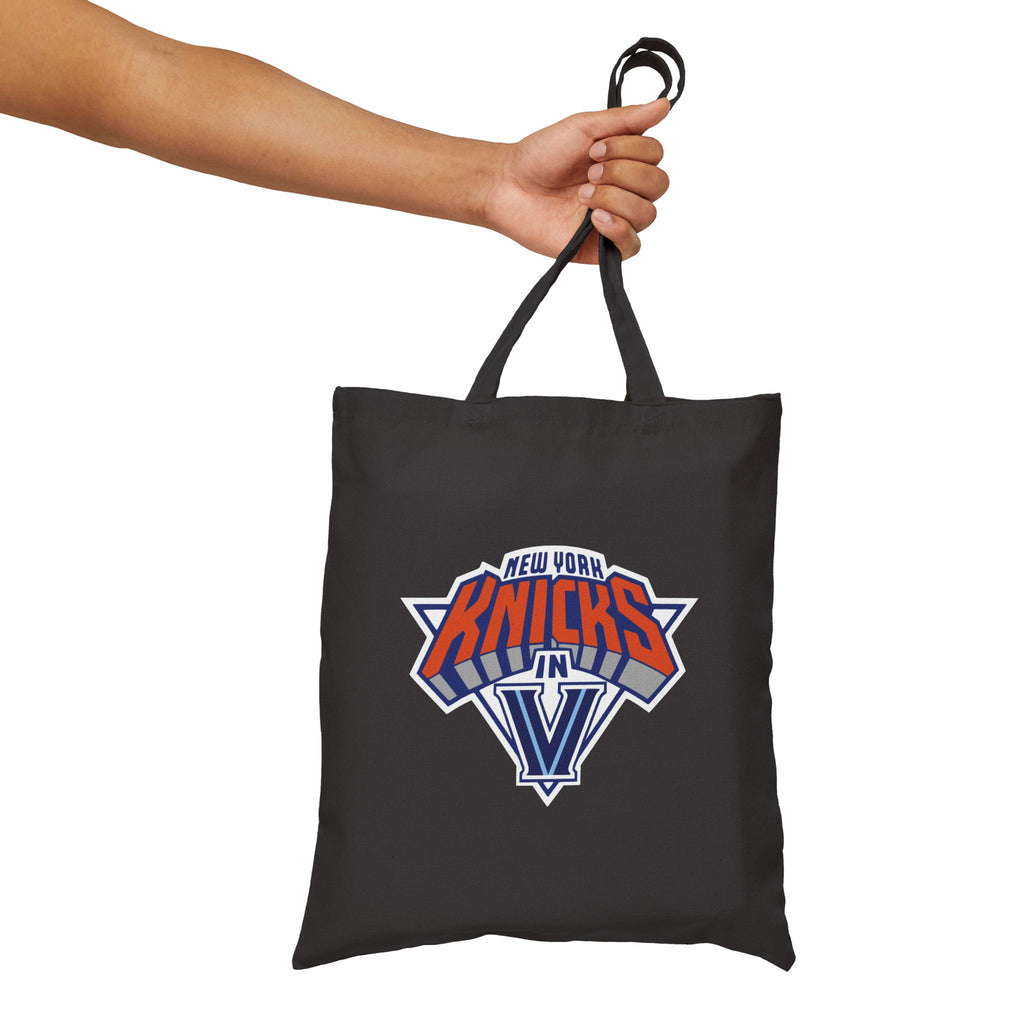 Villanova Knicks in Five Cotton Canvas Tote Bag