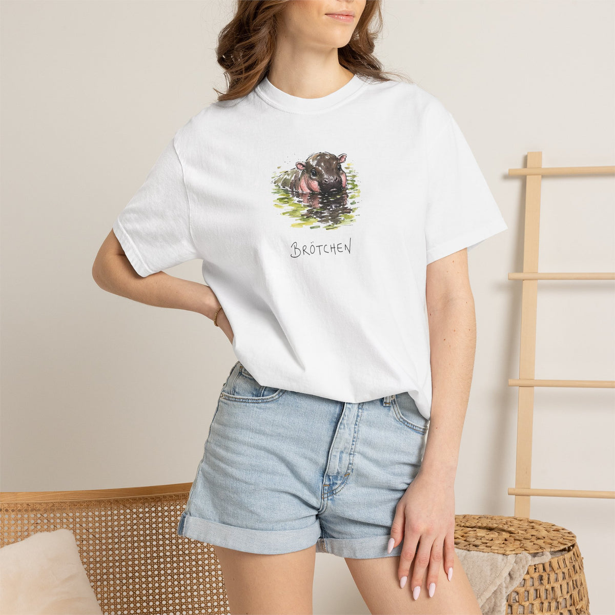 Brötchen Pygmy Baby Hippo Shirt