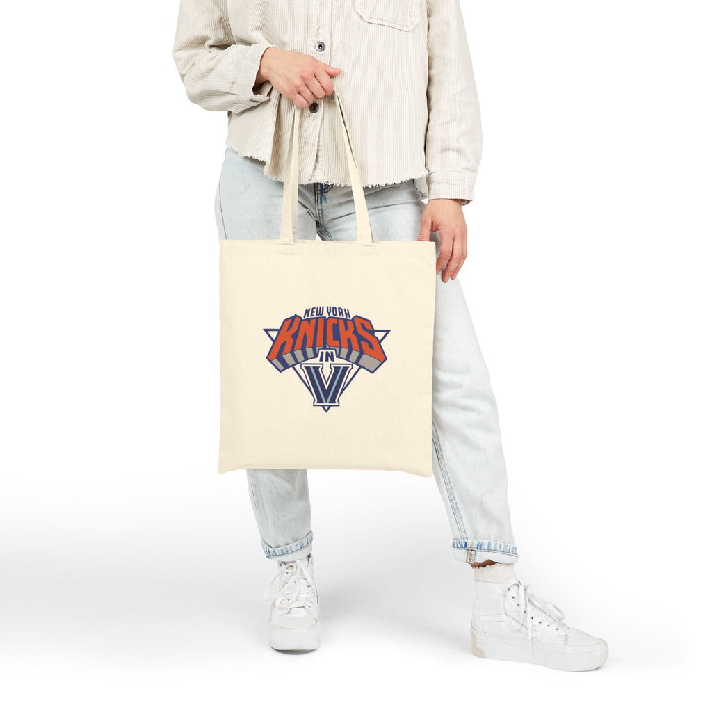 Villanova Knicks in Five Cotton Canvas Tote Bag