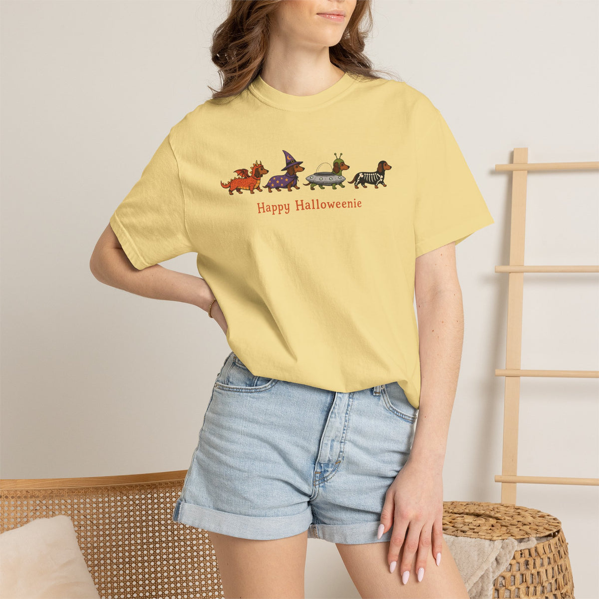 Happy Halloweenie Dachshund Shirt