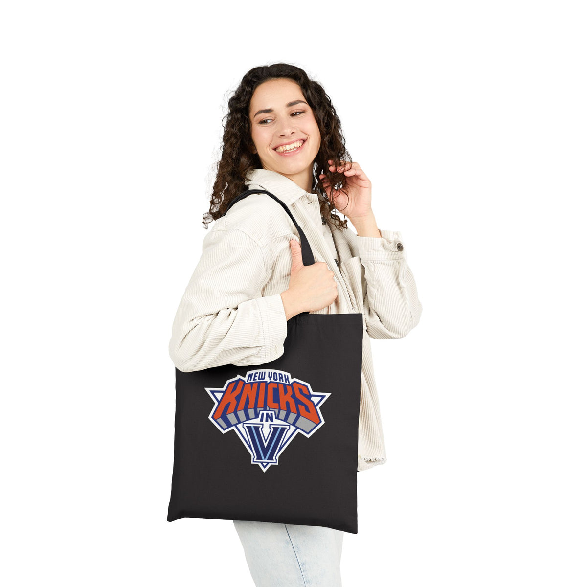 Villanova Knicks in Five Cotton Canvas Tote Bag