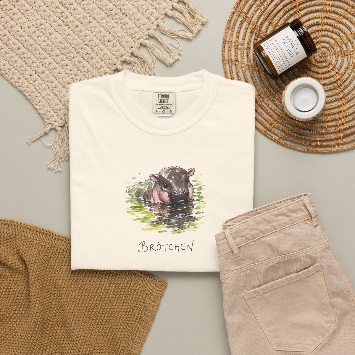 Brötchen Pygmy Baby Hippo Shirt