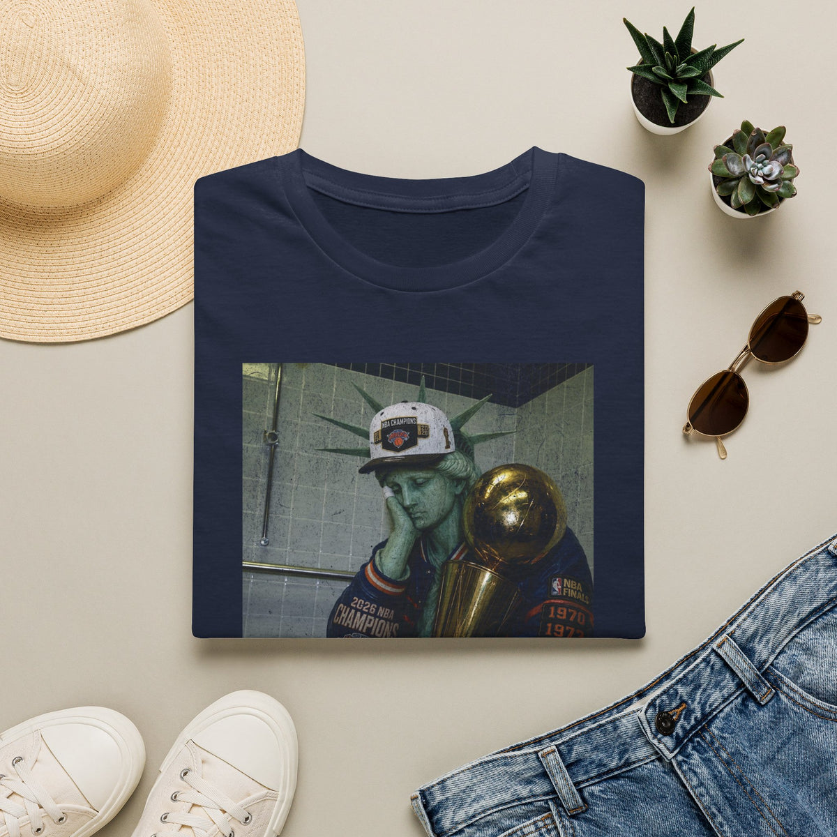 Statue of Liberty Kobe Pose Shirt