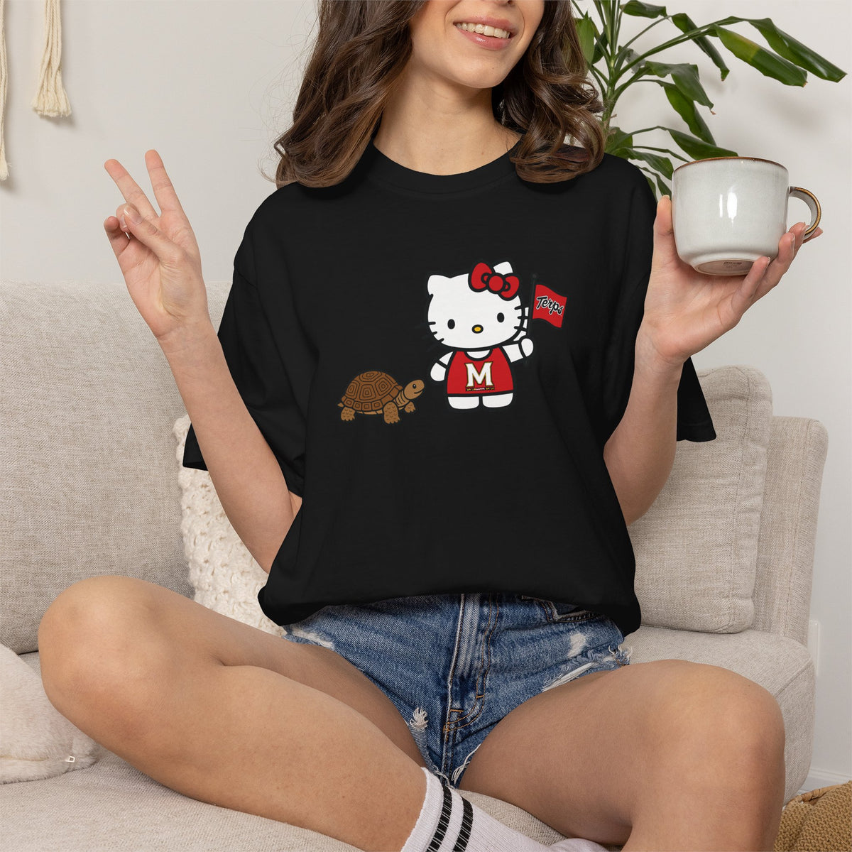 University of Maryland Hello Kitty Shirt