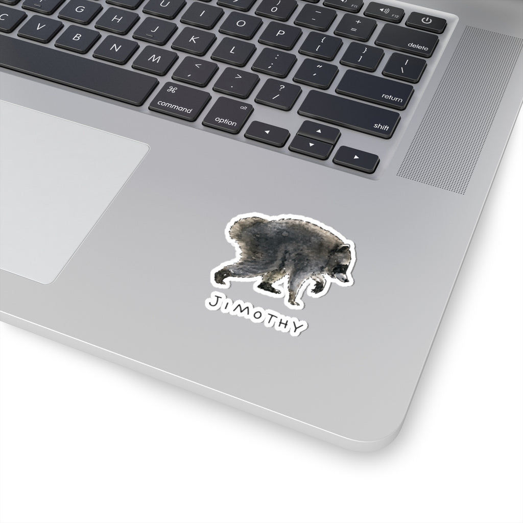 Jimothy Viral Seattle Raccoon Kiss-Cut Sticker