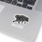 Jimothy Viral Seattle Raccoon Kiss-Cut Sticker