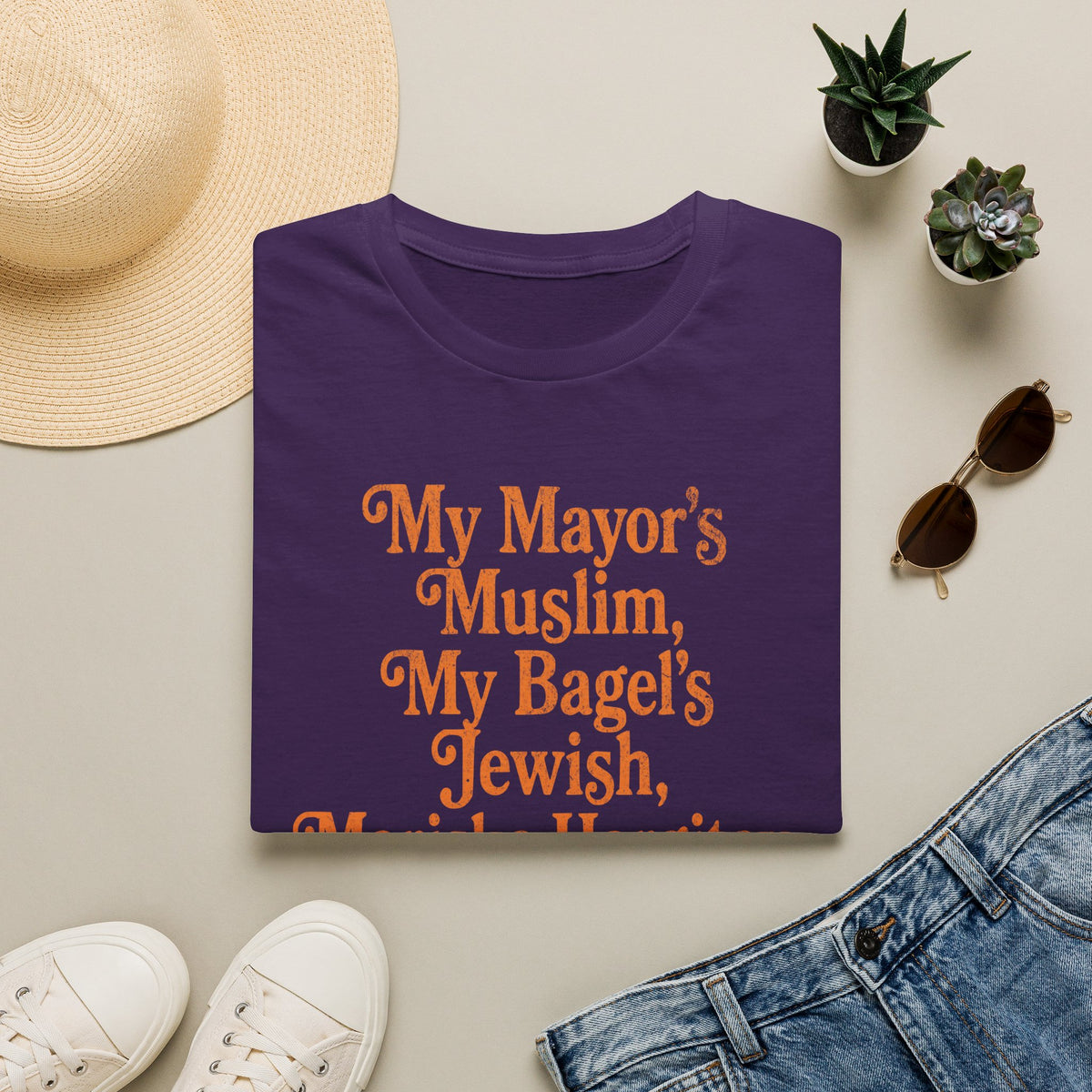 My Mayor's Muslim My Bagel's Jewish Mariska Hargitay Knicks All The Way Shirt