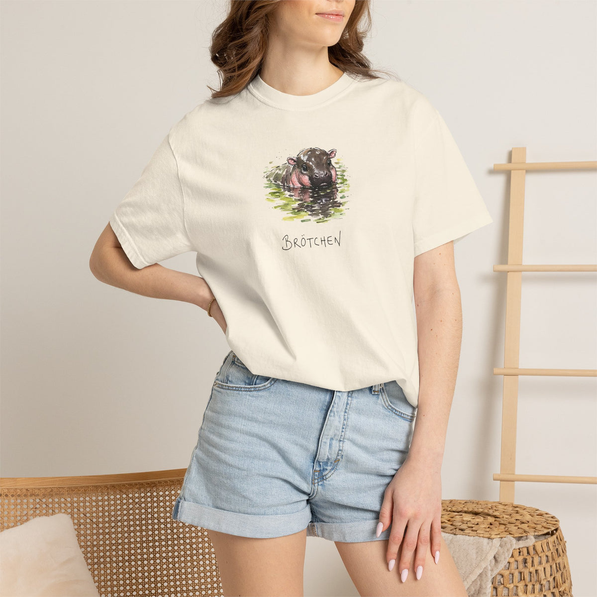 Brötchen Pygmy Baby Hippo Shirt
