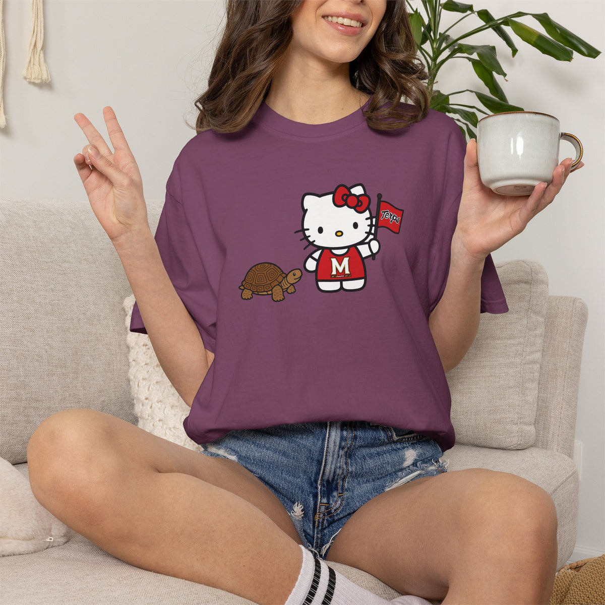 University of Maryland Hello Kitty Shirt