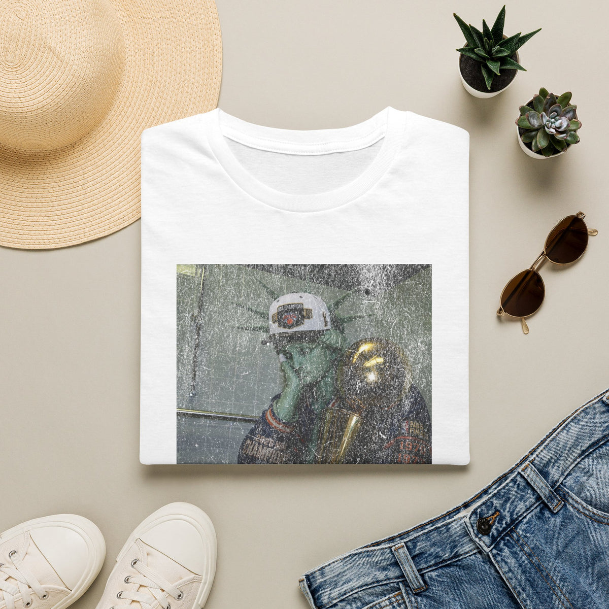 Statue of Liberty Kobe Pose Shirt