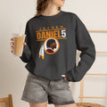 Jayden Daniels Commanders Crewneck Sweatshirt