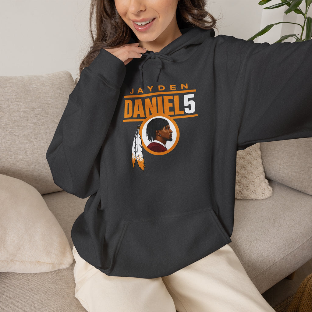 Jayden Daniels Commanders Hooded Sweatshirt
