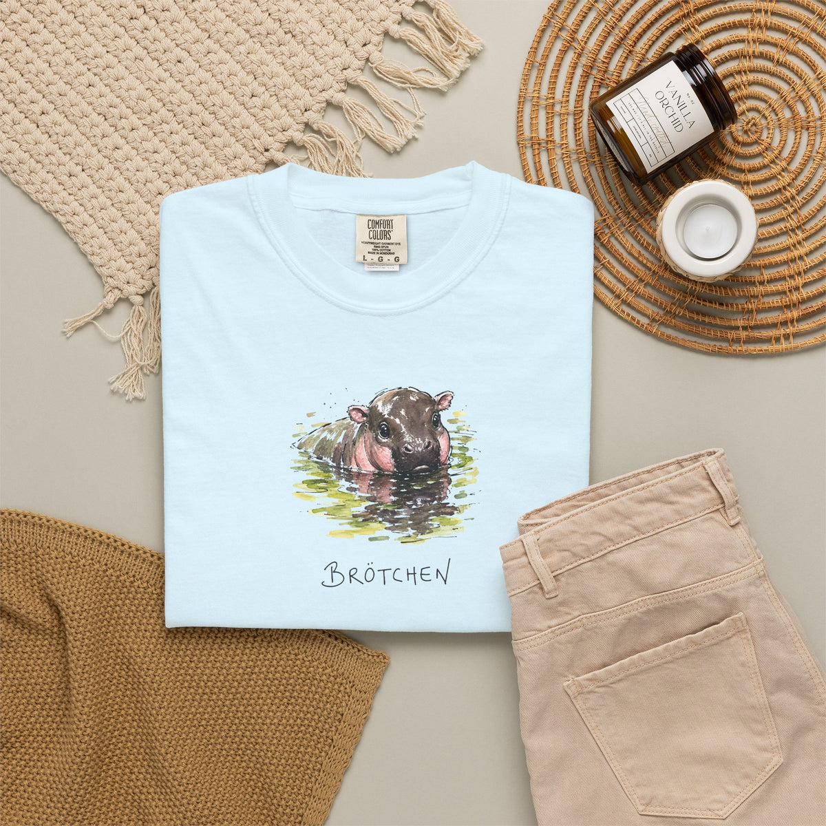 Brötchen Pygmy Baby Hippo Shirt