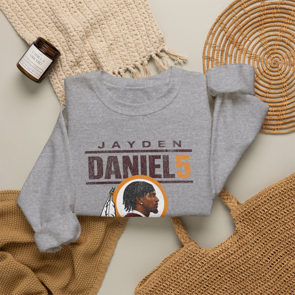 Jayden Daniels Commanders Crewneck Sweatshirt