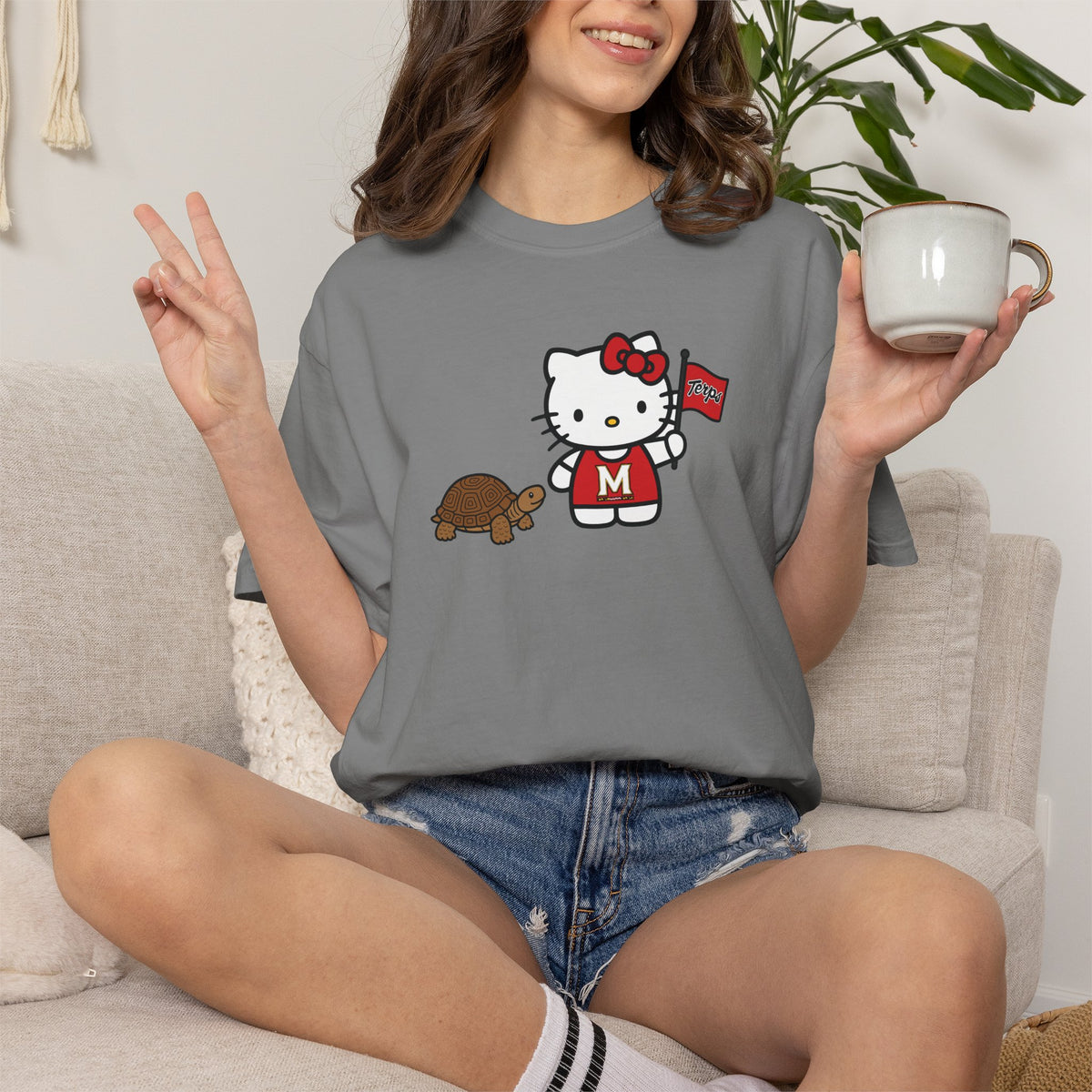 University of Maryland Hello Kitty Shirt
