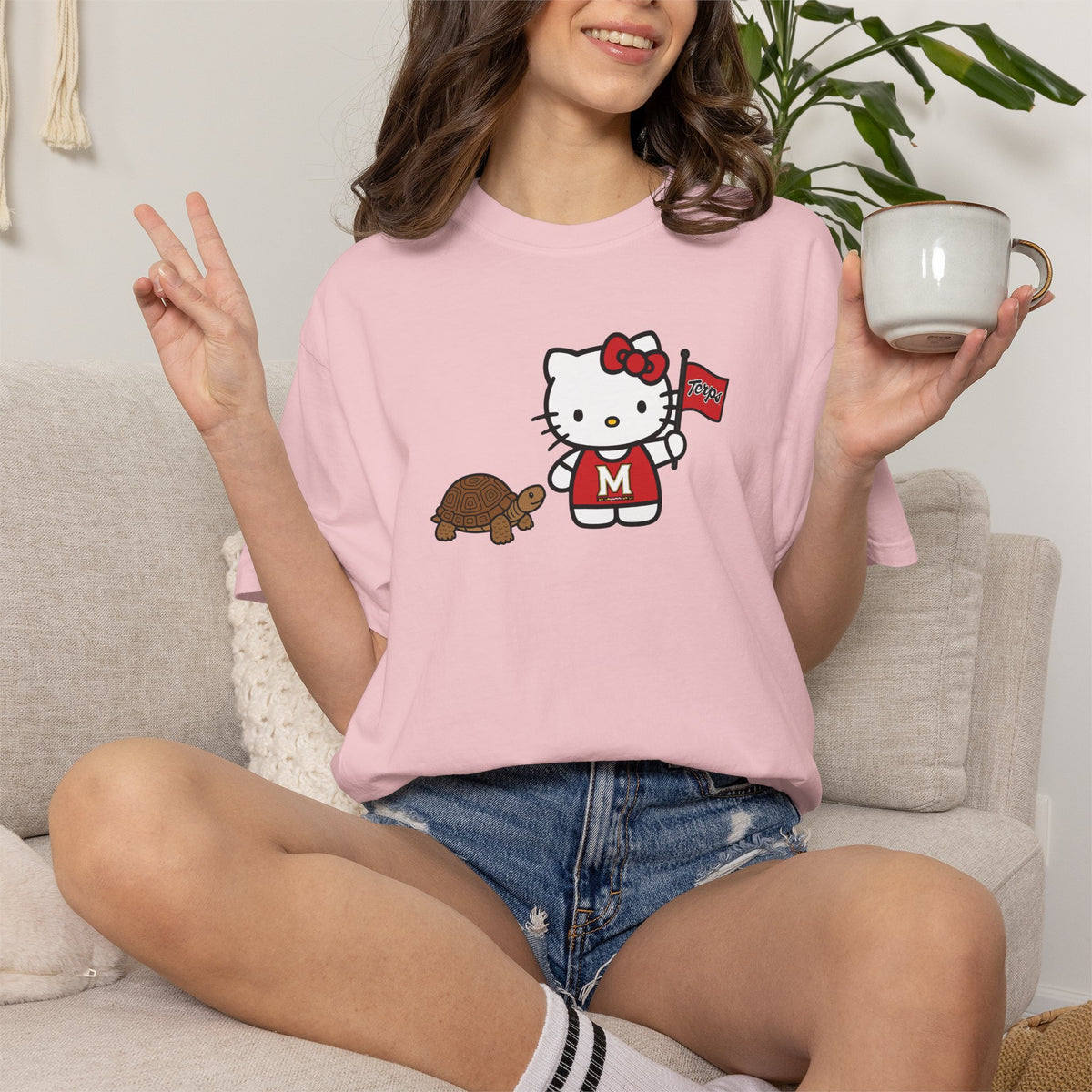 University of Maryland Hello Kitty Shirt