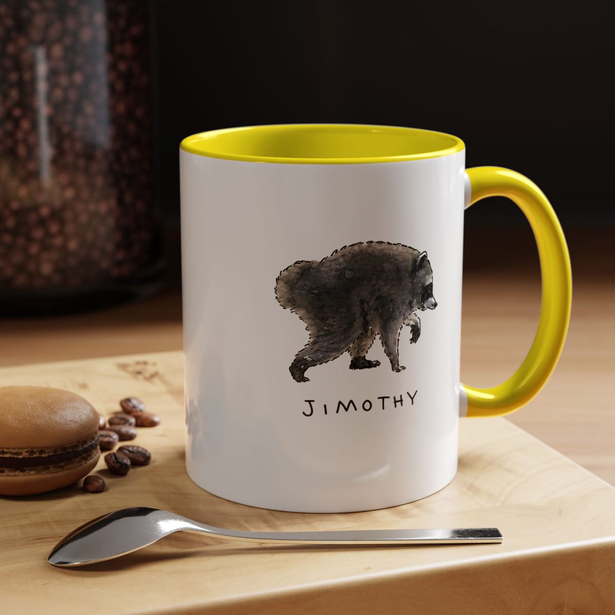 Jimothy Famous Raccoon Coffee Mug