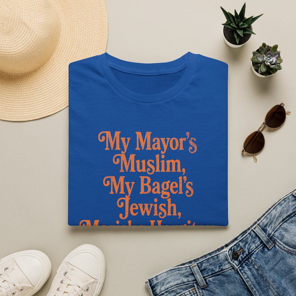 My Mayor's Muslim My Bagel's Jewish Mariska Hargitay Knicks All The Way Shirt