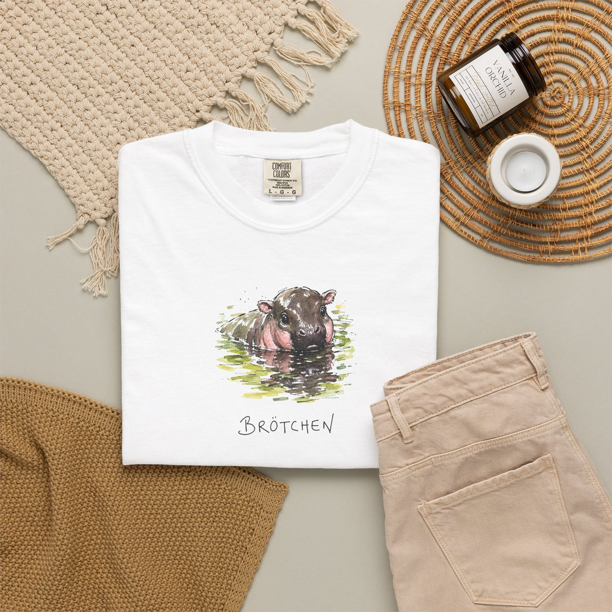 Brötchen Pygmy Baby Hippo Shirt