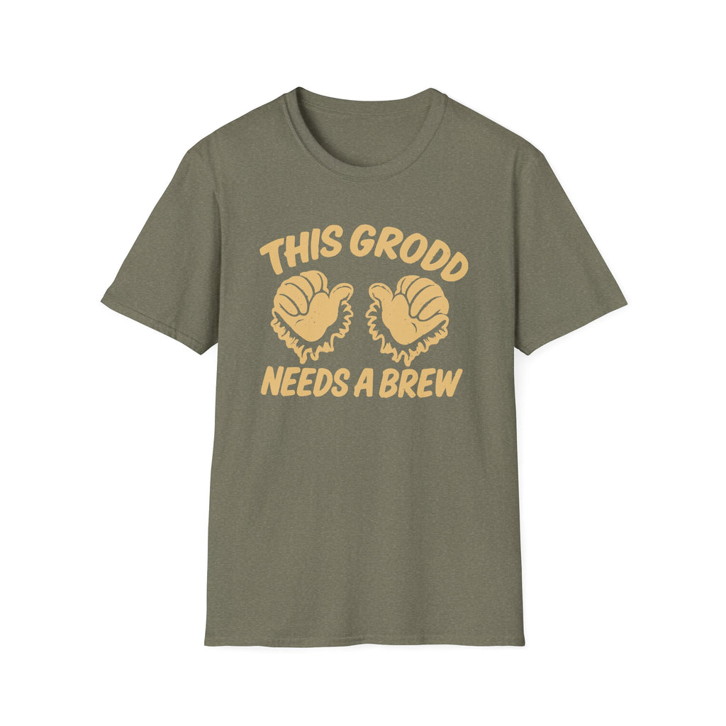 Gorilla Grodd "This Grodd Needs A Brew" Campus Shirt