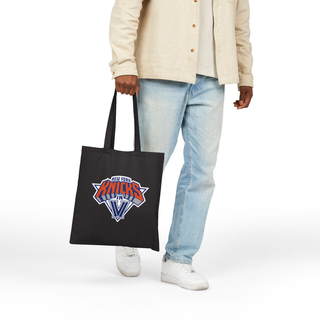 Villanova Knicks in Five Cotton Canvas Tote Bag