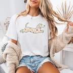 Dachshund Floral Shirt