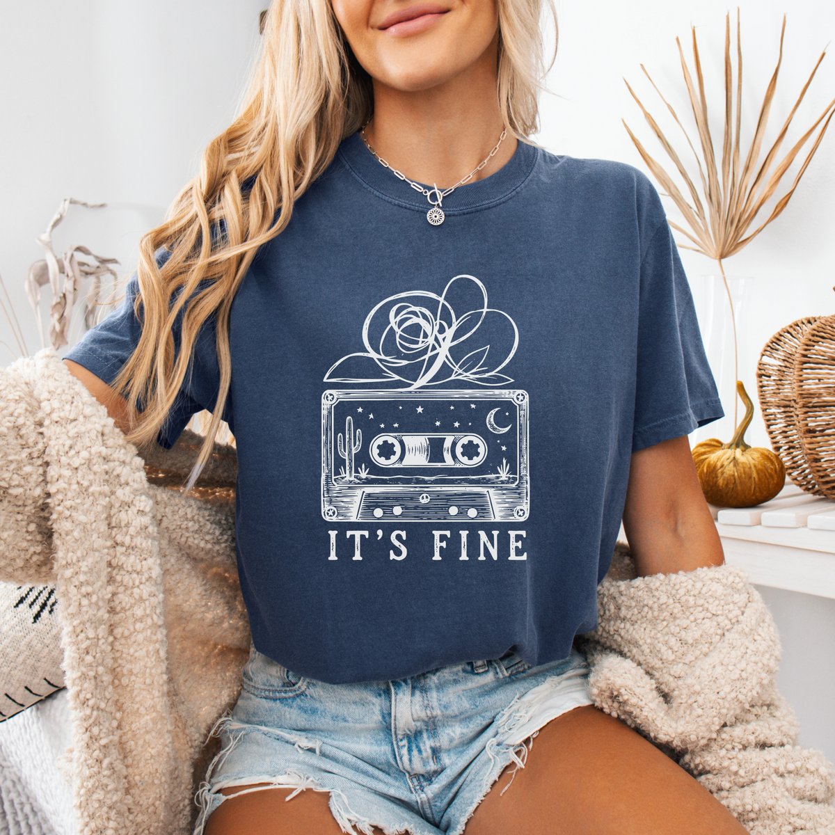 It's Fine Retro Graphic Tee