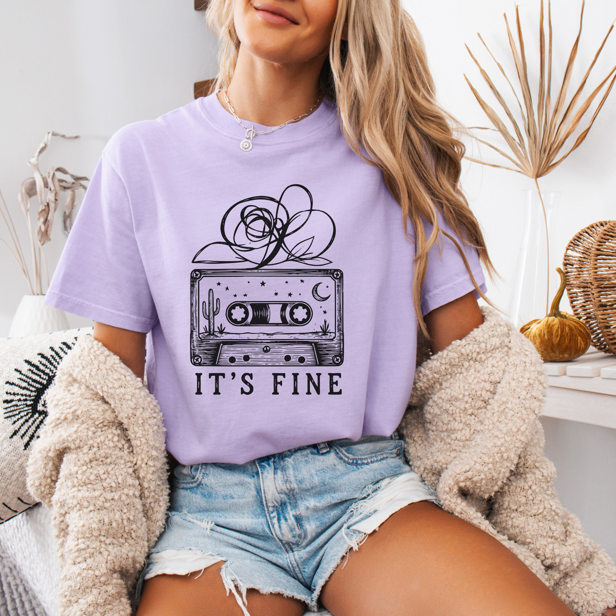 It's Fine Retro Graphic Tee