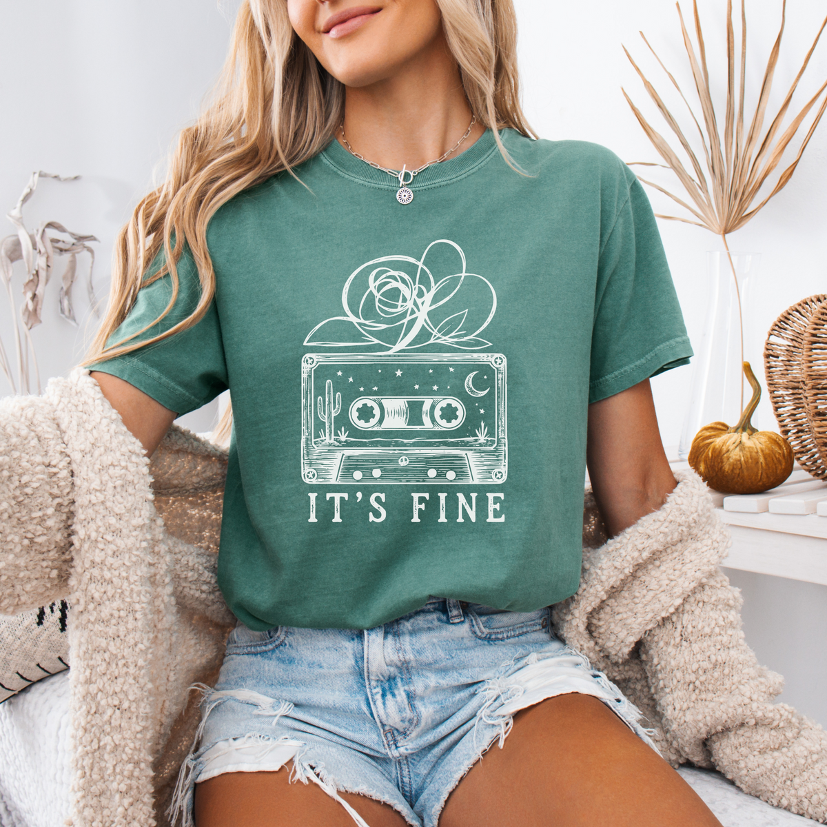 It's Fine Retro Graphic Tee
