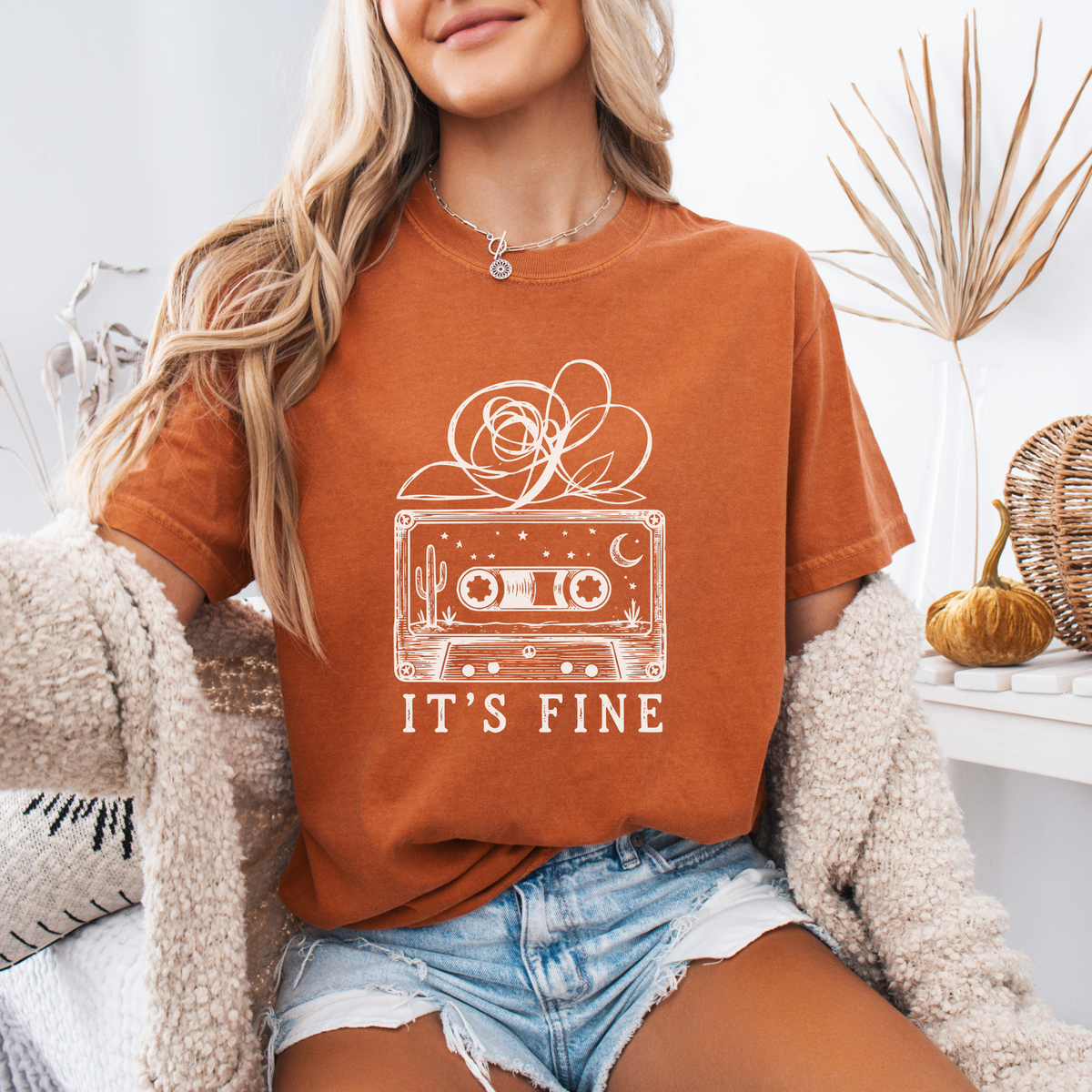 It's Fine Retro Graphic Tee