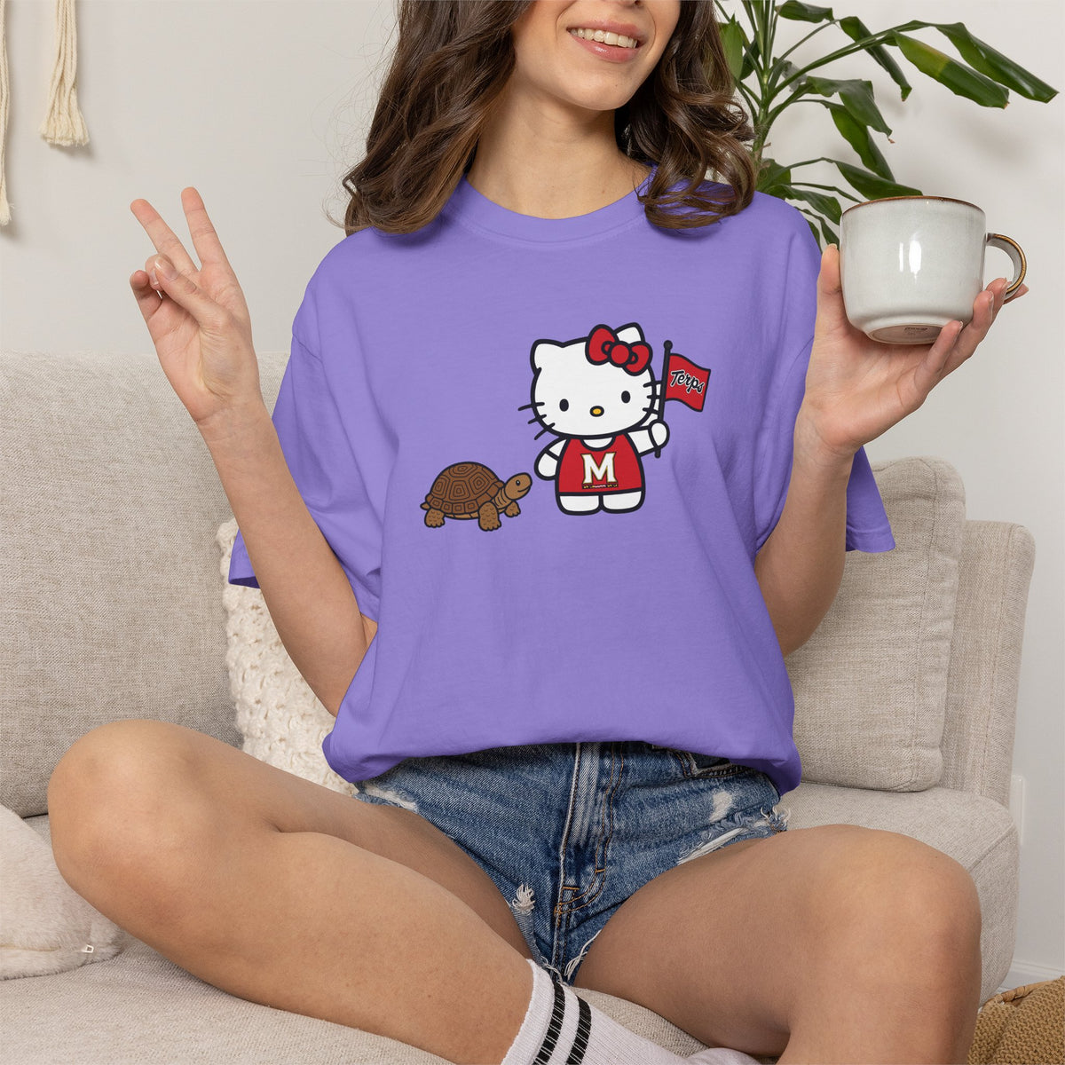 University of Maryland Hello Kitty Shirt