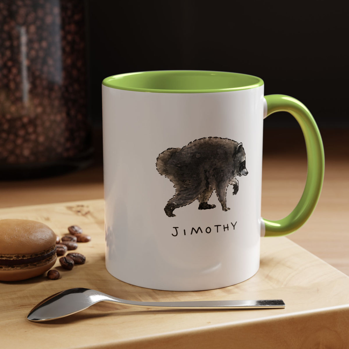 Jimothy Famous Raccoon Coffee Mug