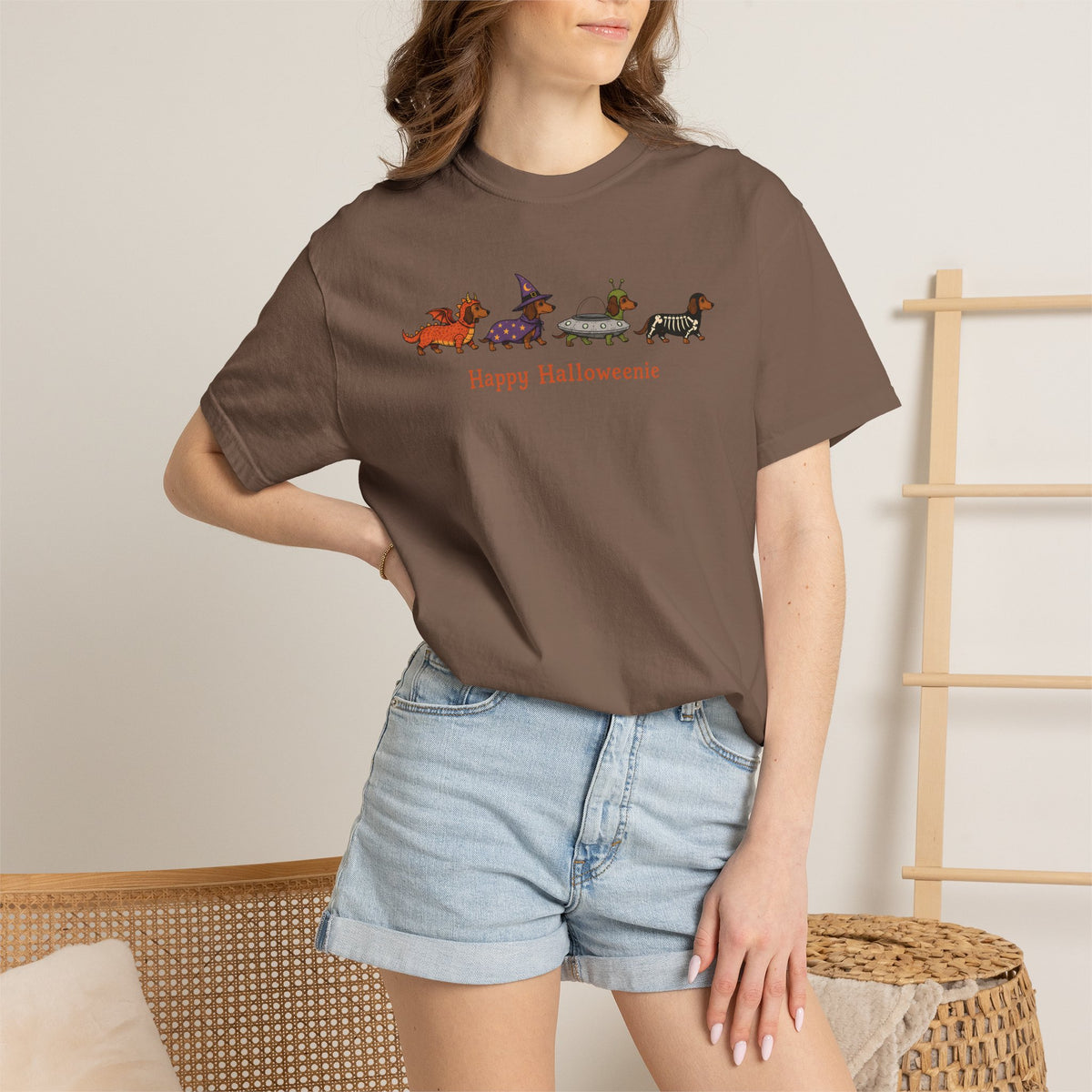Happy Halloweenie Dachshund Shirt