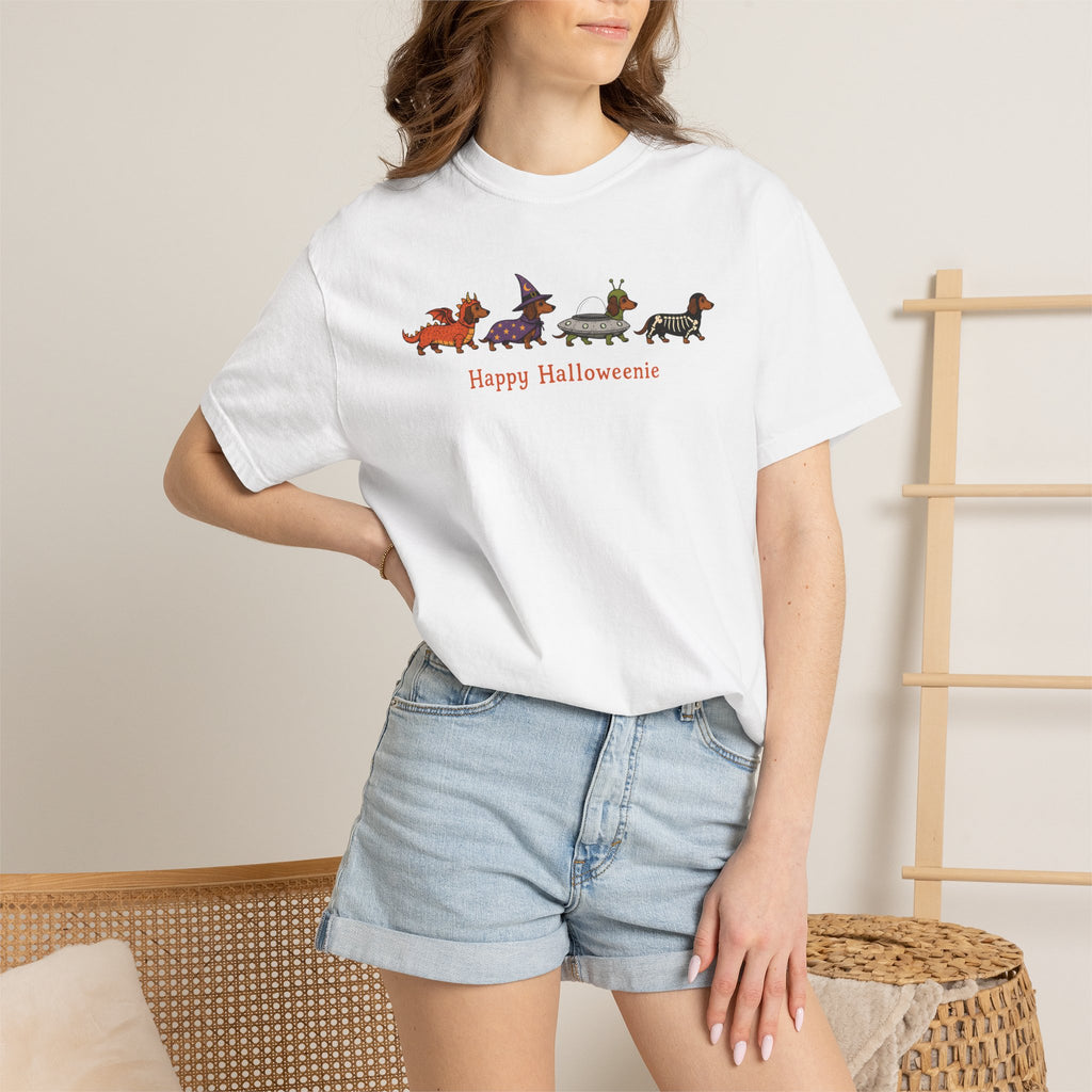 Happy Halloweenie Dachshund Shirt