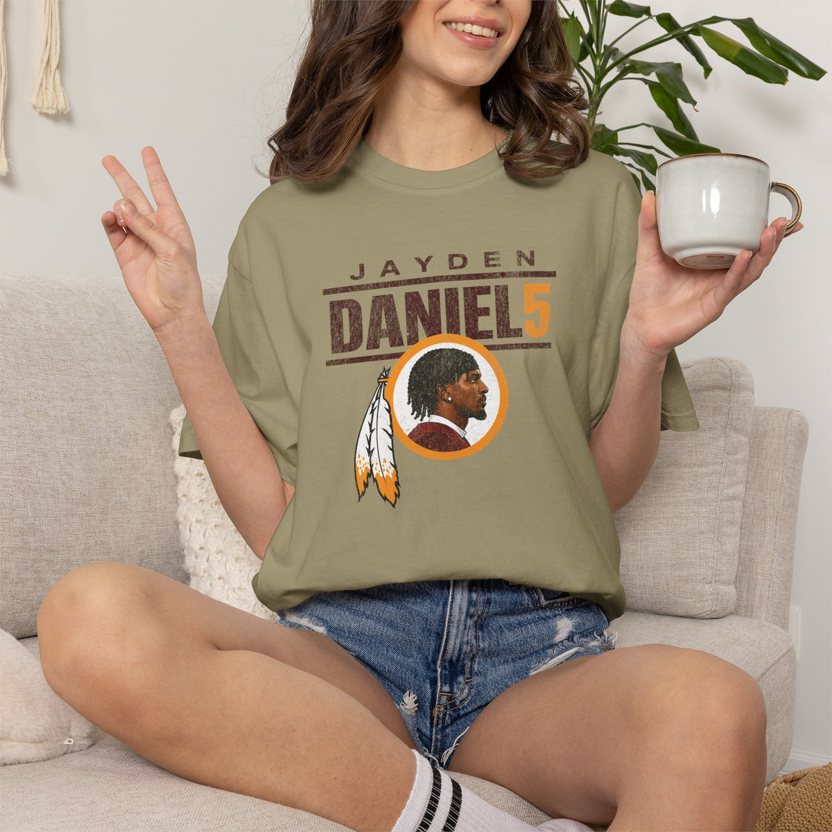 Jayden Daniels Commanders Shirt