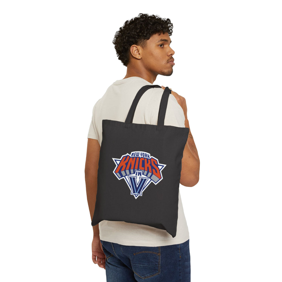 Villanova Knicks in Five Cotton Canvas Tote Bag