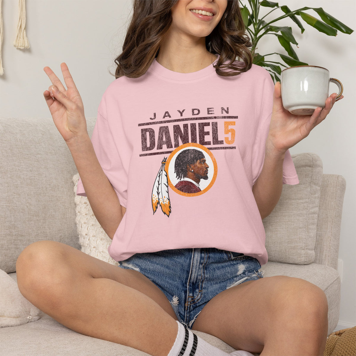 Jayden Daniels Commanders Shirt