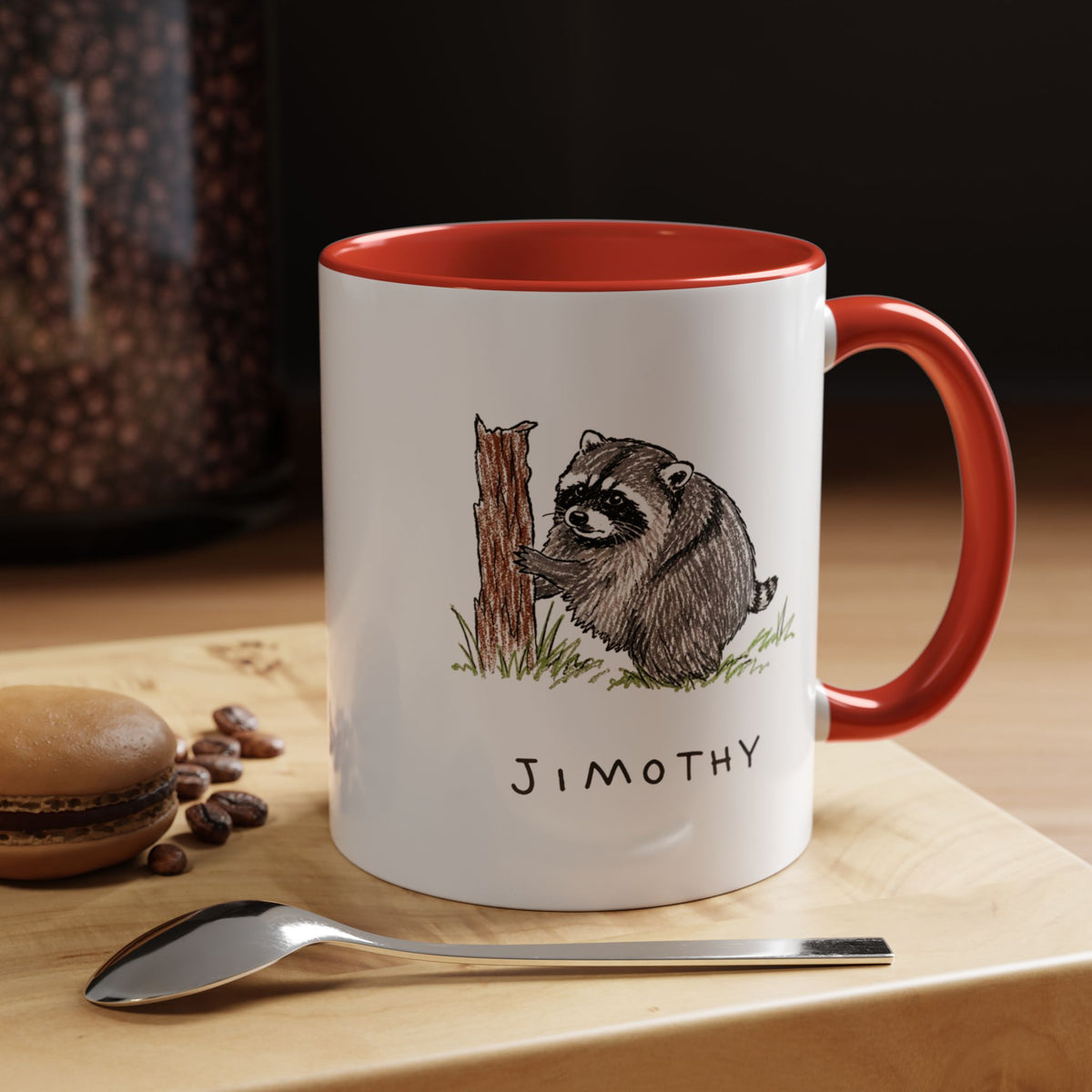 Jimothy Raccoon Viral 11oz Coffee Mug