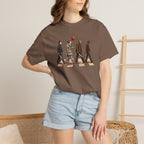 Abbey Road Horror Shirt - Michael Myers, Pennywise, Jason Voorhees, Freddy Krueger