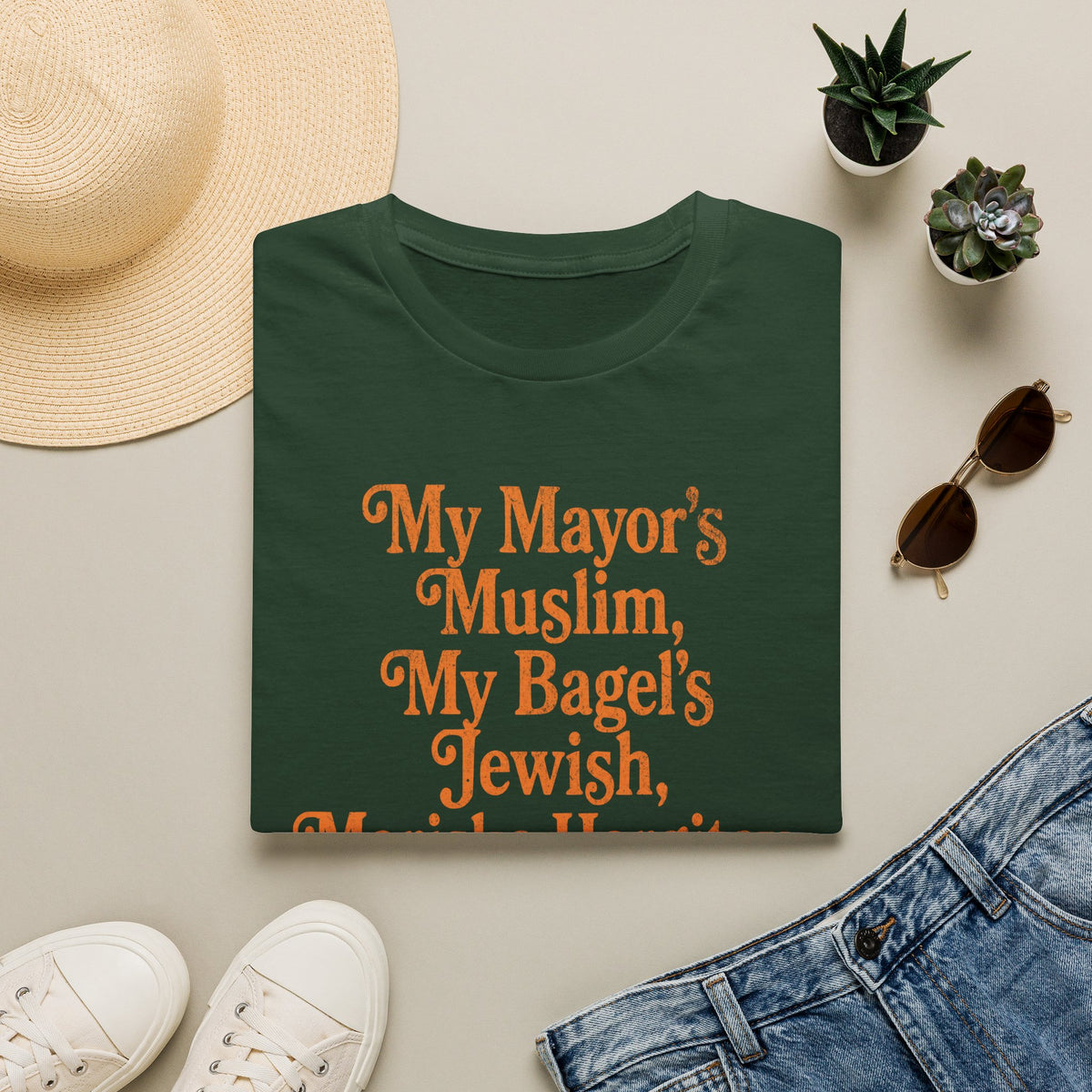 My Mayor's Muslim My Bagel's Jewish Mariska Hargitay Knicks All The Way Shirt