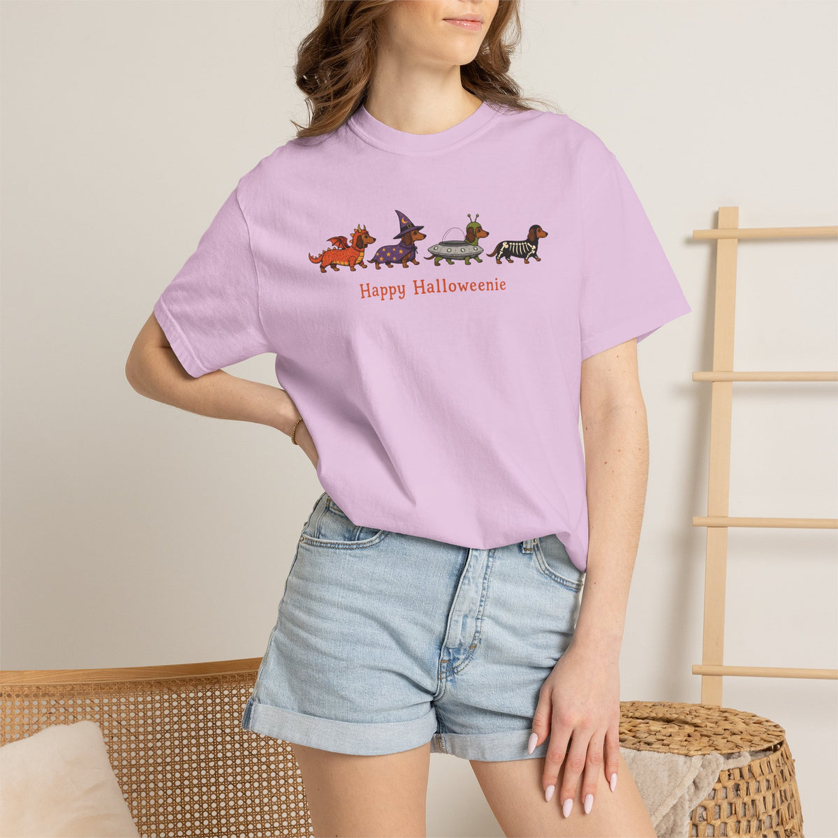 Happy Halloweenie Dachshund Shirt