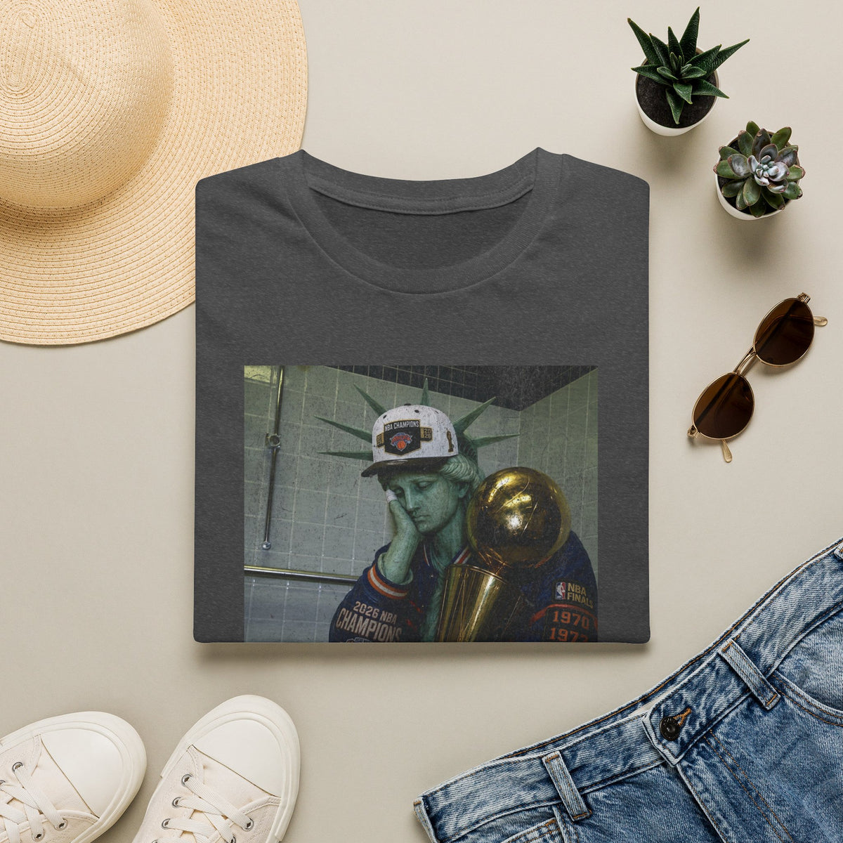 Statue of Liberty Kobe Pose Shirt