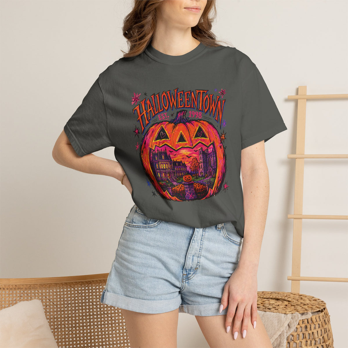Halloweentown Neon Punk Shirt