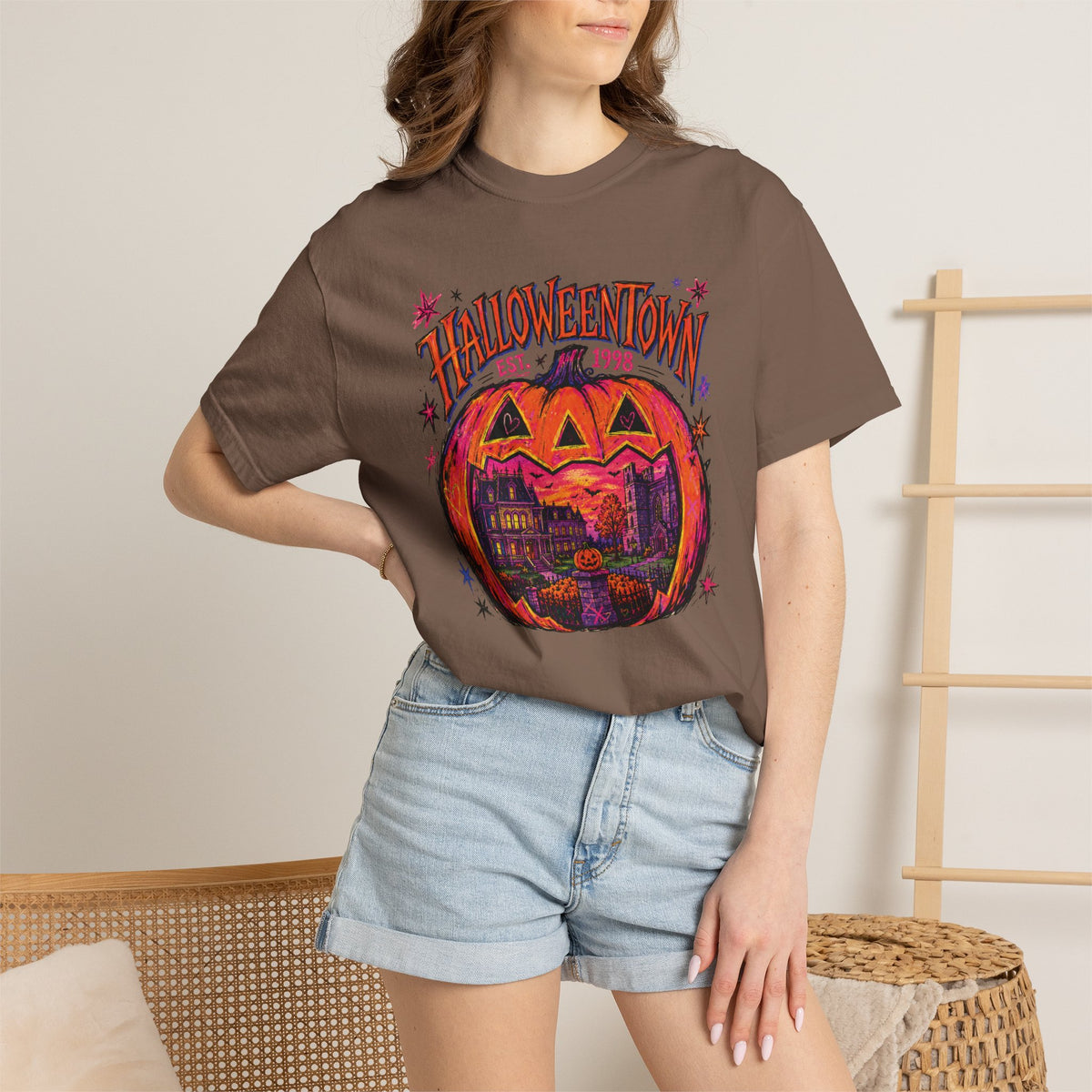 Halloweentown Neon Punk Shirt