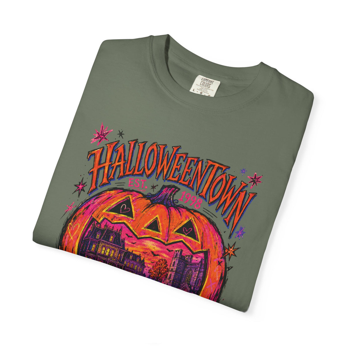 Halloweentown Neon Punk Shirt