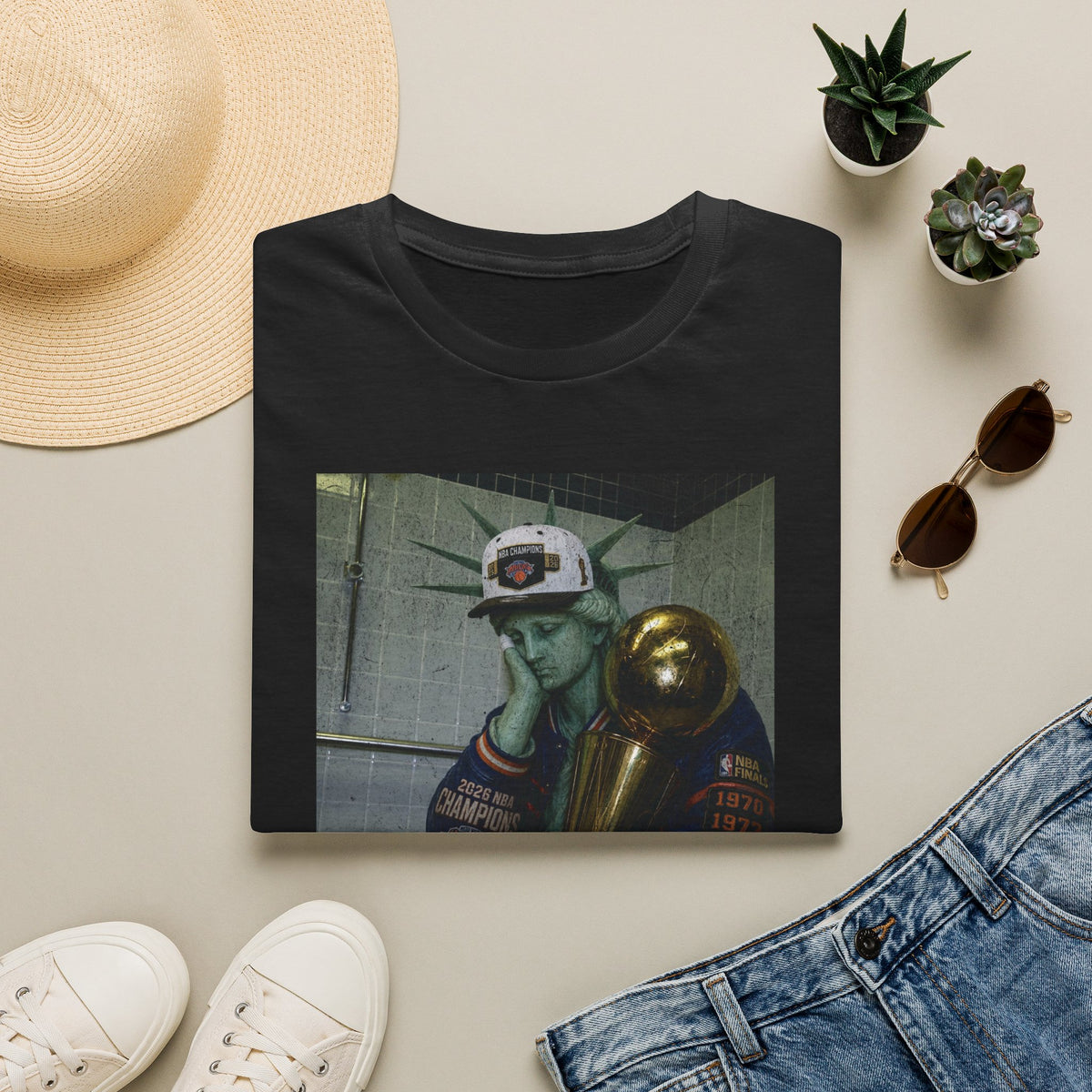 Statue of Liberty Kobe Pose Shirt