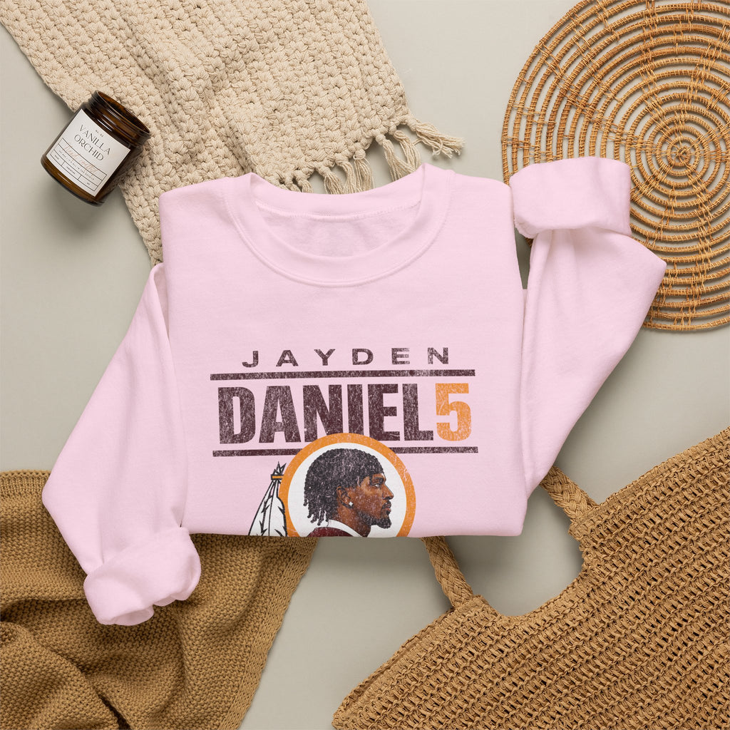 Jayden Daniels Commanders Crewneck Sweatshirt